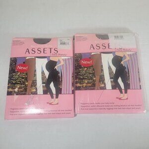 Lot of 2 Asset by Spanx Marvelous Mama Lucky Maternity Leggings Slate Size 1 NWT